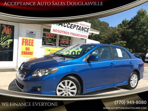 2010 Toyota Corolla for sale at Acceptance Auto Sales Douglasville in Douglasville GA