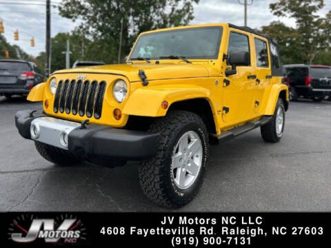 2015 Jeep Wrangler Unlimited for sale at JV Motors NC LLC in Raleigh NC