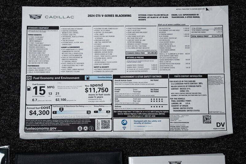 2024 Cadillac CT5-V Blackwing