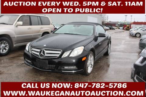 2013 Mercedes-Benz E-Class for sale at Waukegan Auto Auction in Waukegan IL