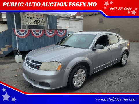 2014 Dodge Avenger for sale at PUBLIC AUTO AUCTION ESSEX MD in Essex MD