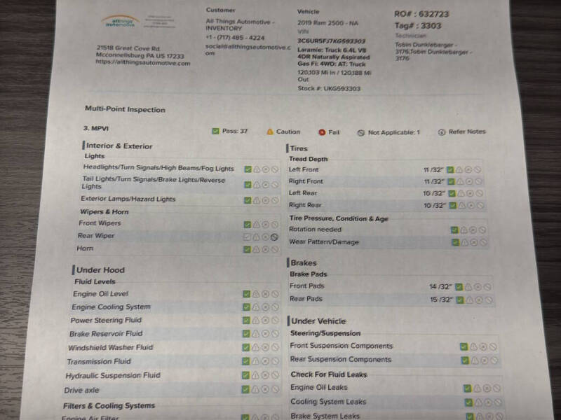 2019 RAM 2500 Laramie