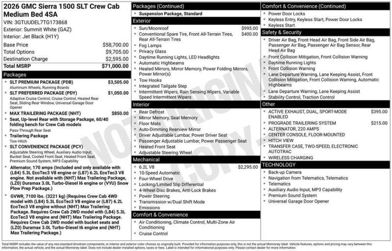 2026 GMC Sierra 1500