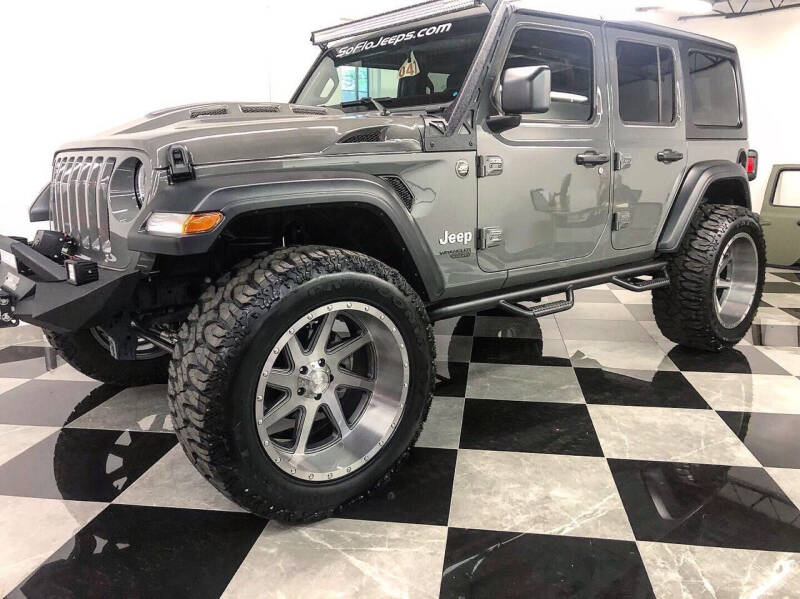 2018 Jeep Wrangler Unlimited for sale at SoFlo Customs in Fort Lauderdale FL