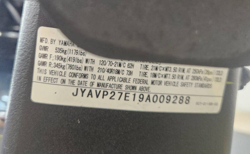 2009 Yamaha XV1900 Raider