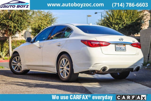 2021 INFINITI Q50 for sale at Auto Boyz in Garden Grove, CA