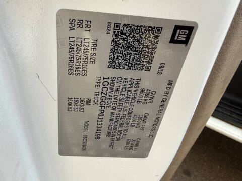 2018 Chevrolet Express 3500