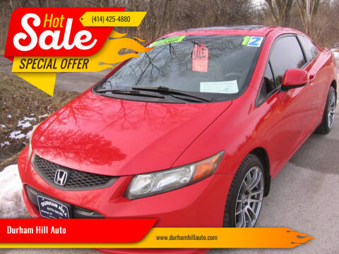 2012 Honda Civic for sale at Durham Hill Auto in Muskego WI