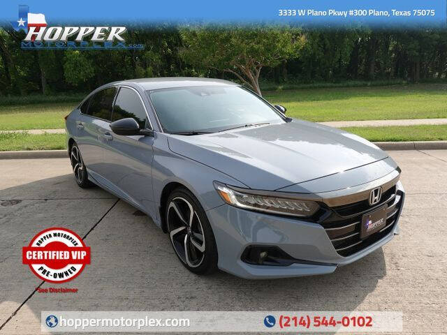 2021 Honda Accord for sale at HOPPER MOTORPLEX in Plano TX