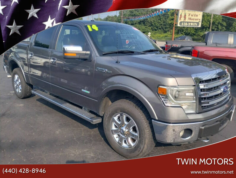 2014 Ford F-150 for sale at TWIN MOTORS in Madison OH
