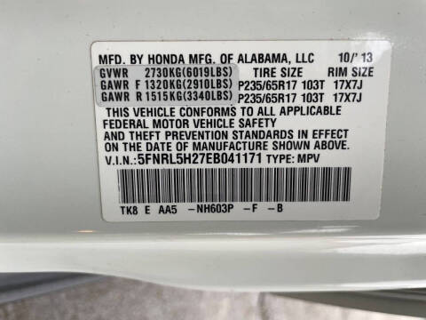 2014 Honda Odyssey LX