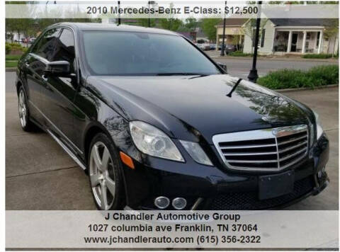 2010 Mercedes-Benz E-Class for sale at Franklin Motorcars in Franklin TN