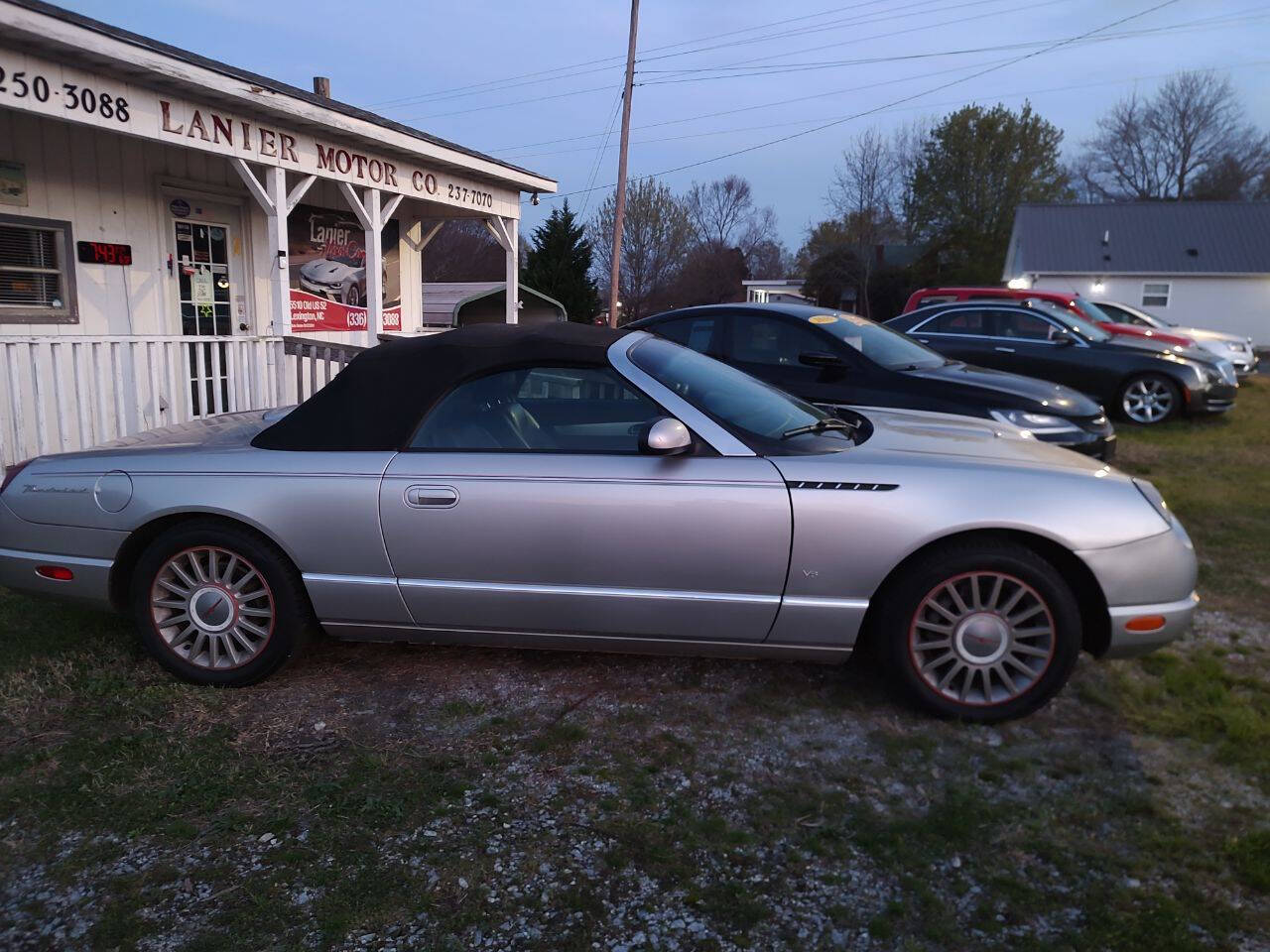 Silver 2004 Ford Thunderbird Deluxe Convertible Deluxe 2dr Convertible 2