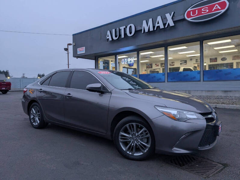 2017 Toyota Camry for sale at Auto Max USA in Puyallup WA