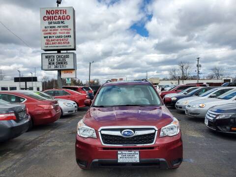 2014 Subaru Forester for sale at North Chicago Car Sales Inc in Waukegan IL