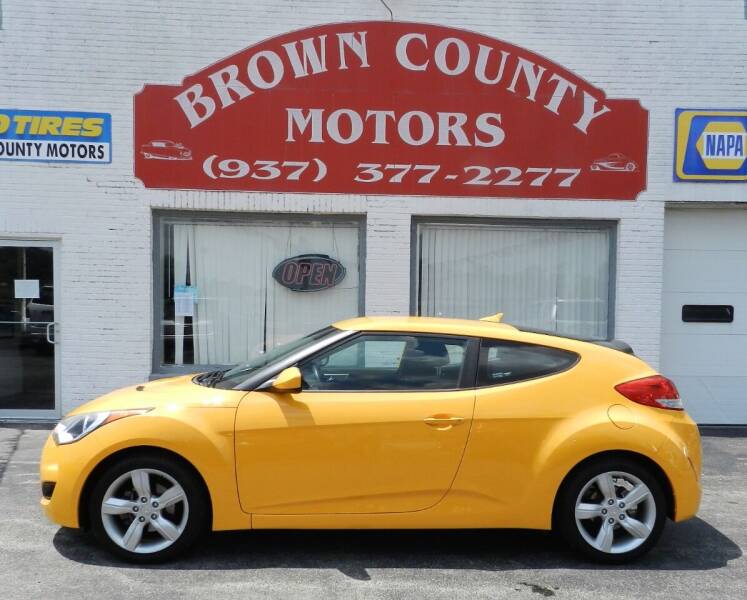 2014 Hyundai Veloster for sale at Brown County Motors in Russellville OH
