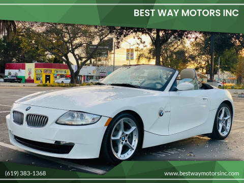 2006 BMW Z4 for sale at BEST WAY MOTORS INC in San Diego CA