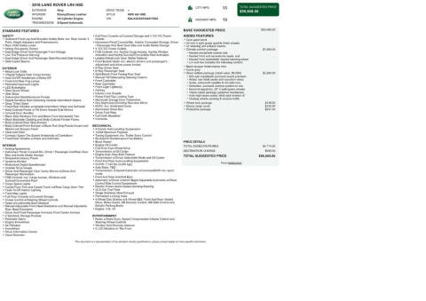 2016 Land Rover LR4 HSE