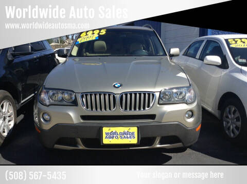 2007 BMW X3 for sale at Worldwide Auto Sales in Fall River MA