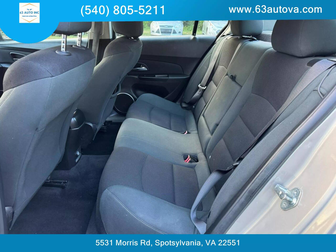 2012 Chevrolet Cruze for sale at 63 Auto Inc in Spotsylvania, VA