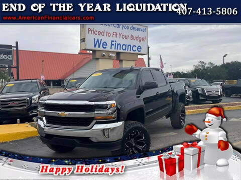 2018 Chevrolet Silverado 1500 for sale at American Financial Cars in Orlando FL