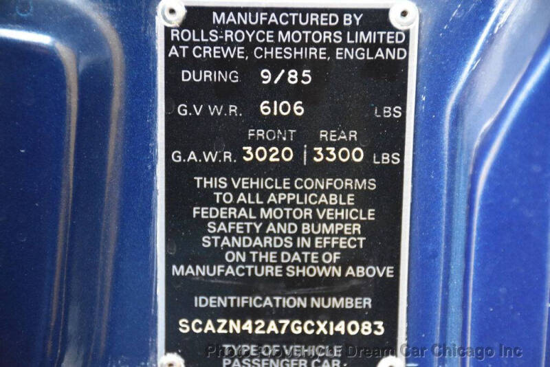 1986 Rolls-Royce Silver Spur