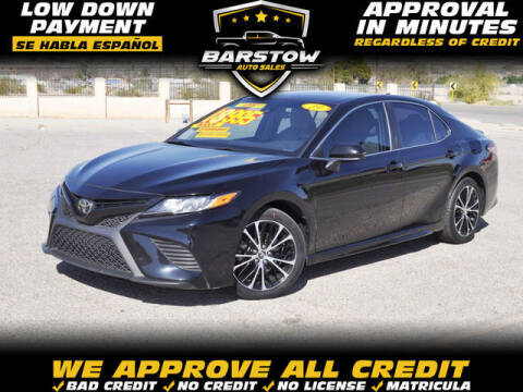 2019 Toyota Camry for sale at BARSTOW AUTO SALES in Barstow CA