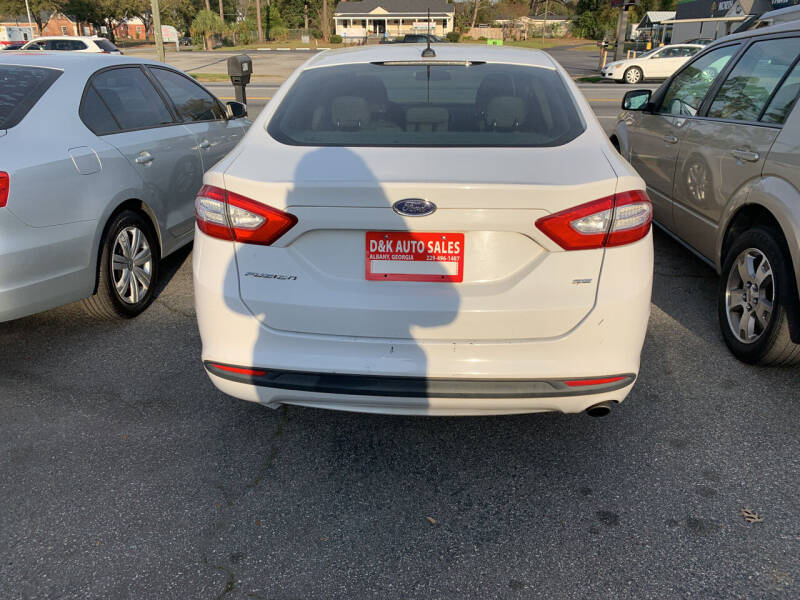 2013 Ford Fusion for sale at D&K Auto Sales in Albany GA