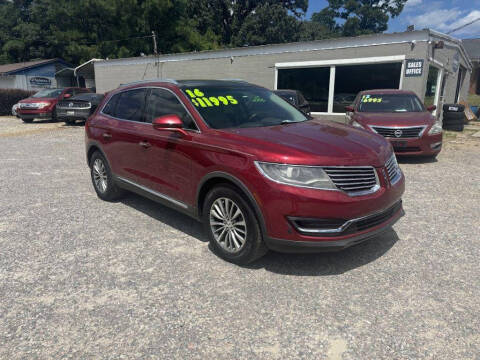 2016 Lincoln MKX for sale at Barrett Auto Sales in North Augusta SC