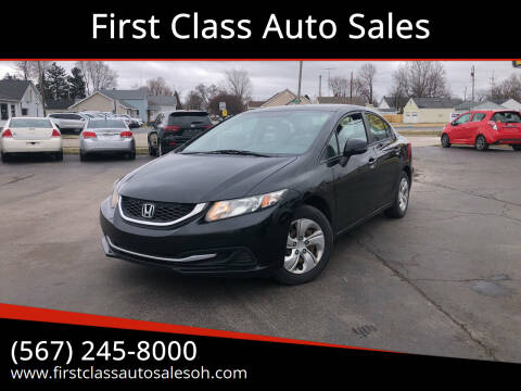 2013 Honda Civic for sale at First Class Auto Sales in Fostoria OH