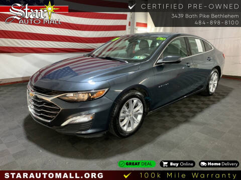 2019 Chevrolet Malibu for sale at STAR AUTO MALL 512 in Bethlehem PA