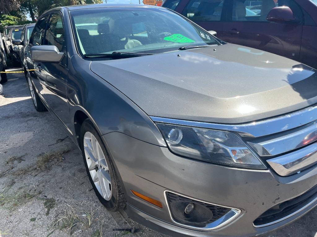 Gray 2012 Ford Fusion SEL SEL 4dr Sedan 1