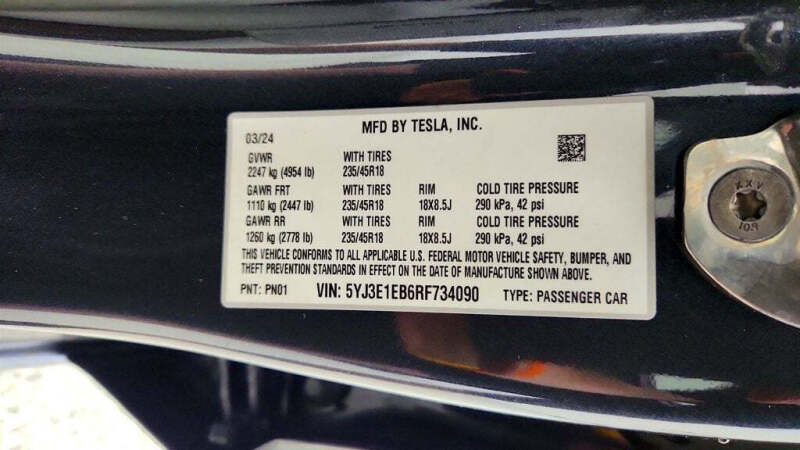 2024 Tesla Model 3 Long Range