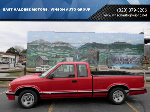 1996 Chevrolet S-10 for sale at EAST VALDESE MOTORS / VINSON AUTO GROUP in Valdese NC