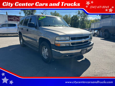 2002 Chevrolet Tahoe for sale at City Center Cars and Trucks in Roseburg OR
