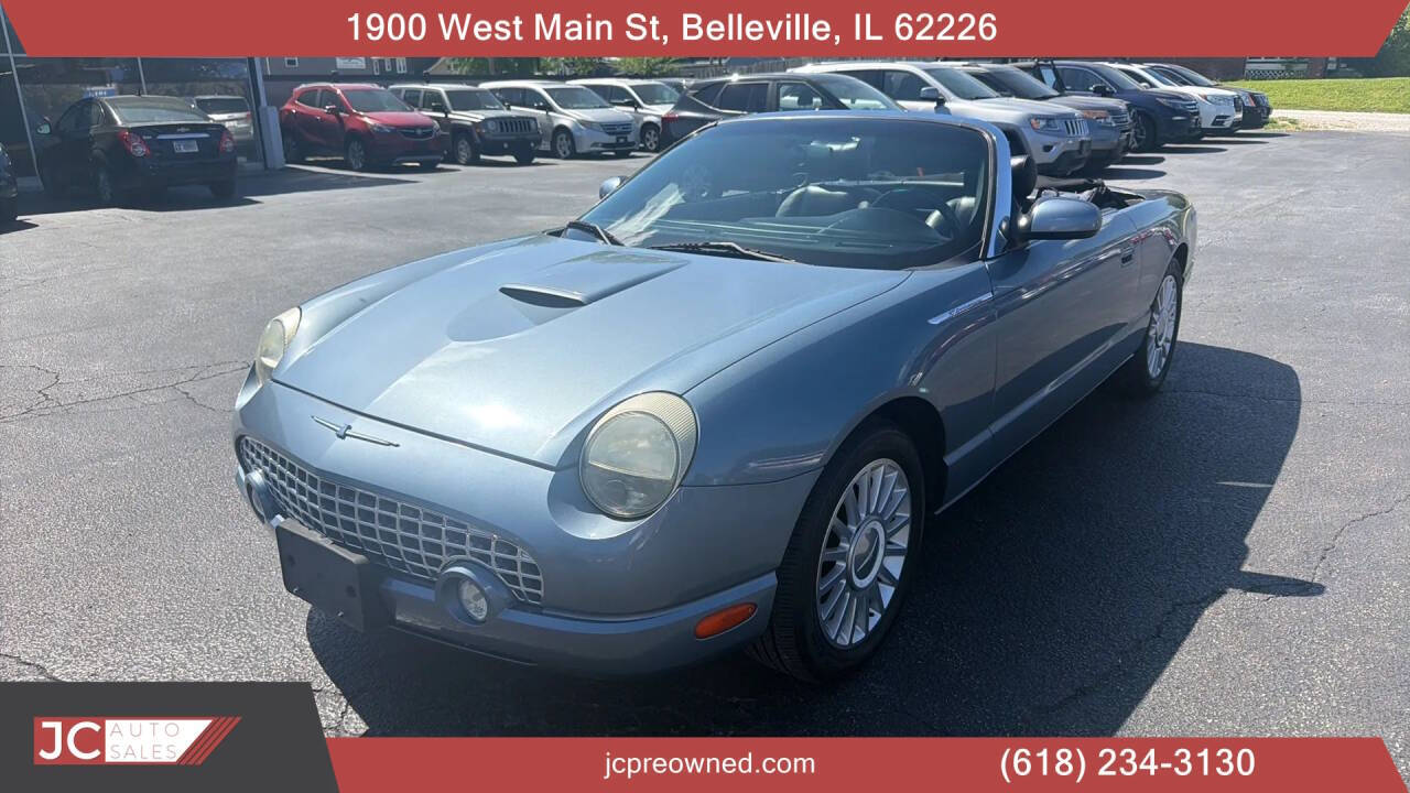 Gray 2005 Ford Thunderbird Deluxe Convertible Deluxe 2dr Convertible 1