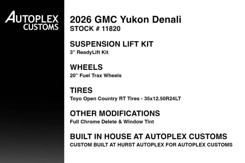 2026 GMC Yukon Denali