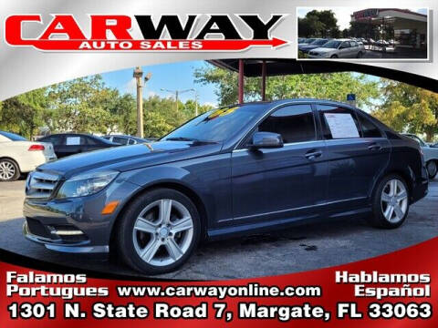 2011 Mercedes-Benz C-Class for sale at CARWAY Auto Sales in Margate FL