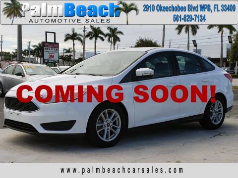 2016 Ford Focus for sale at Palm Beach Automotive Sales in West Palm Beach FL