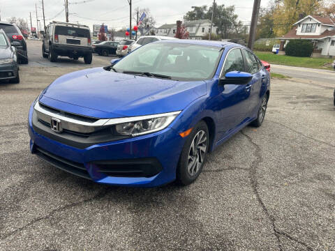 2018 Honda Civic for sale at ROADSTAR MOTORS in Liberty Township OH