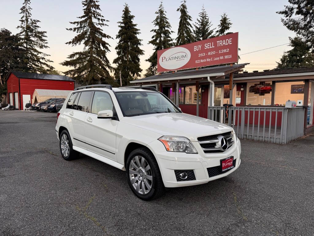 2010 Mercedes-Benz GLK for sale at PLATINUM AUTO SALES INC in Lacey, WA