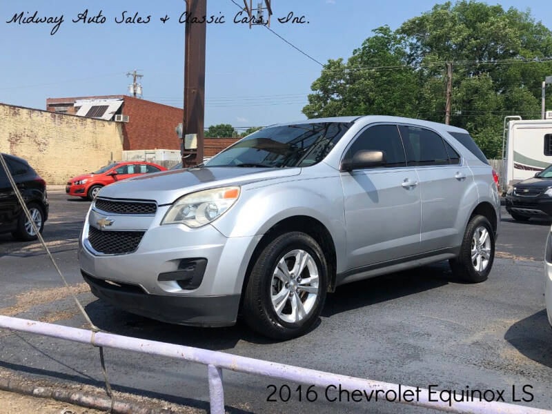 2016 Chevrolet Equinox for sale at MIDWAY AUTO SALES & CLASSIC CARS INC in Fort Smith AR