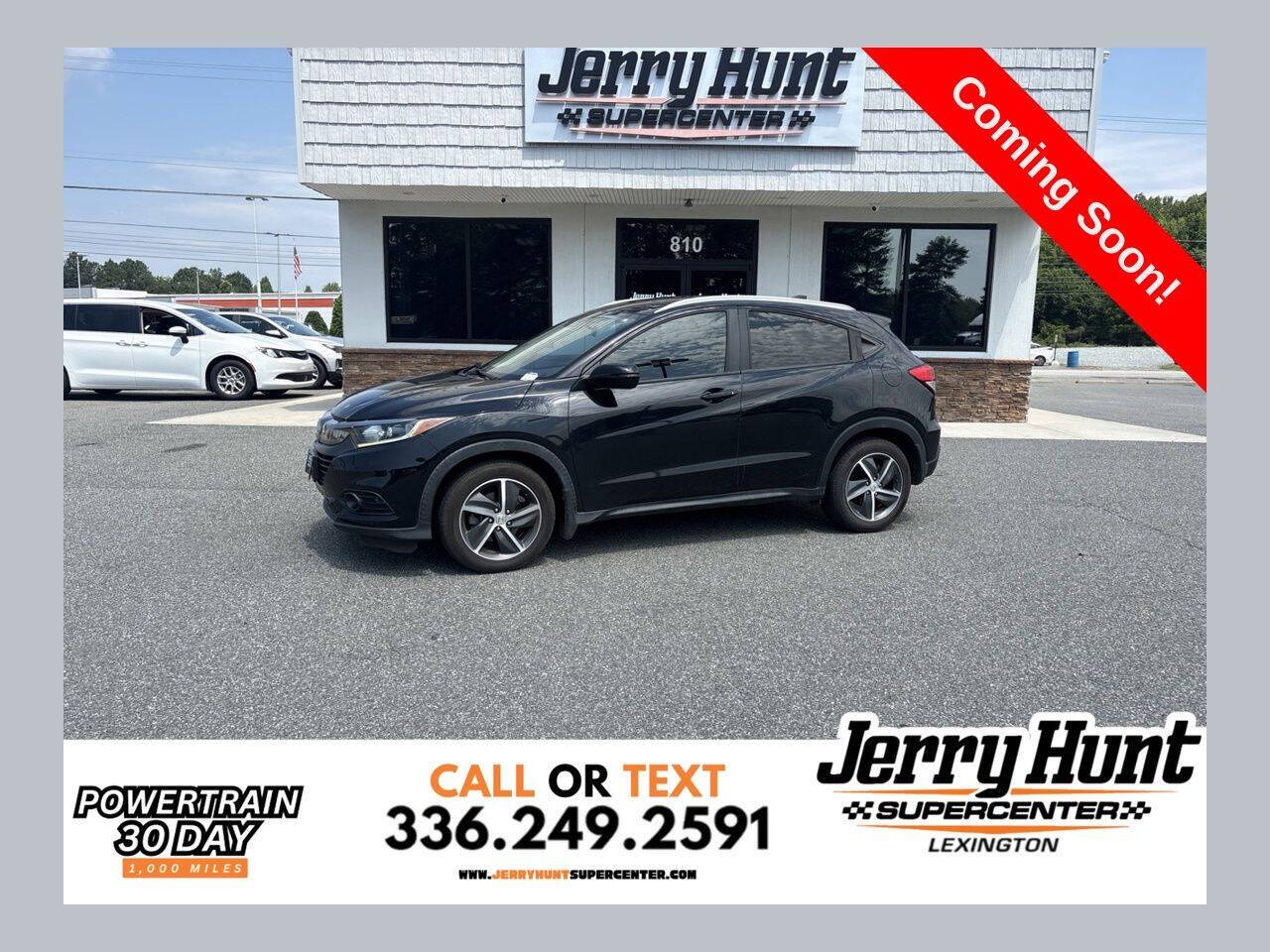 Black 2021 Honda HR-V EX EX 4dr Crossover 1