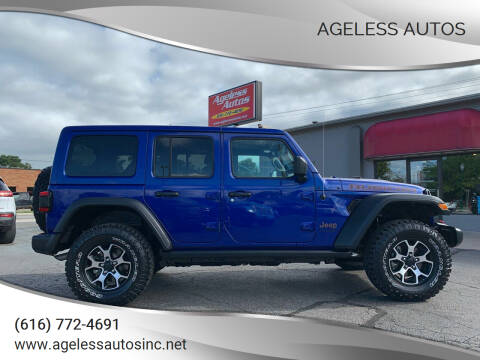 2020 Jeep Wrangler Unlimited for sale at Ageless Autos in Zeeland MI