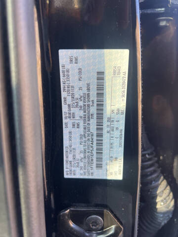 2018 Ford F-150 Lariat