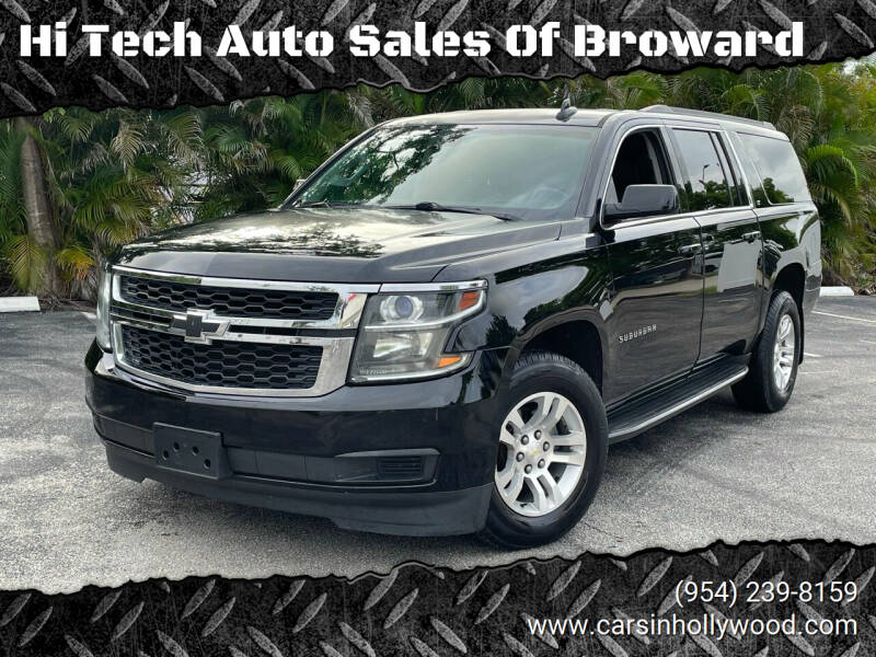 2015 Chevrolet Suburban for sale at Hi Tech Auto Sales Of Broward in Hollywood FL