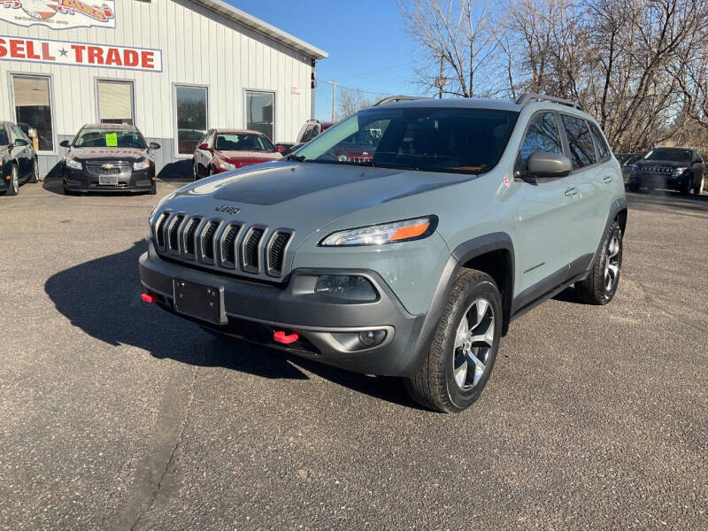 2014 Jeep Cherokee for sale at Steves Auto Sales in Cambridge MN