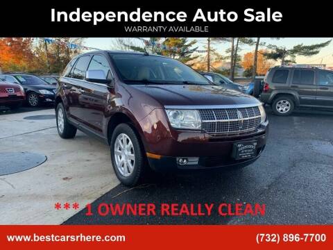 2009 Lincoln MKX for sale at Independence Auto Sale in Bordentown NJ