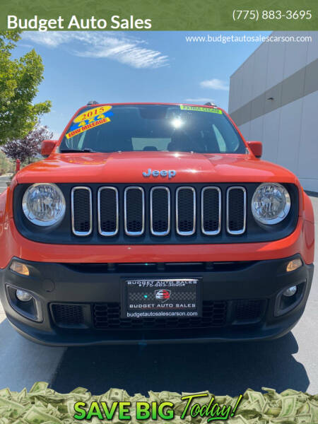 2015 Jeep Renegade for sale at Budget Auto Sales in Carson City NV