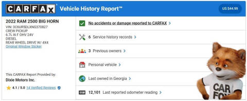 2022 RAM 2500